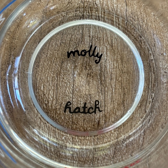 Molly Hatch Anthropologie Stay True Glass 1 Pint Measuring Cup - Picture 5 of 5